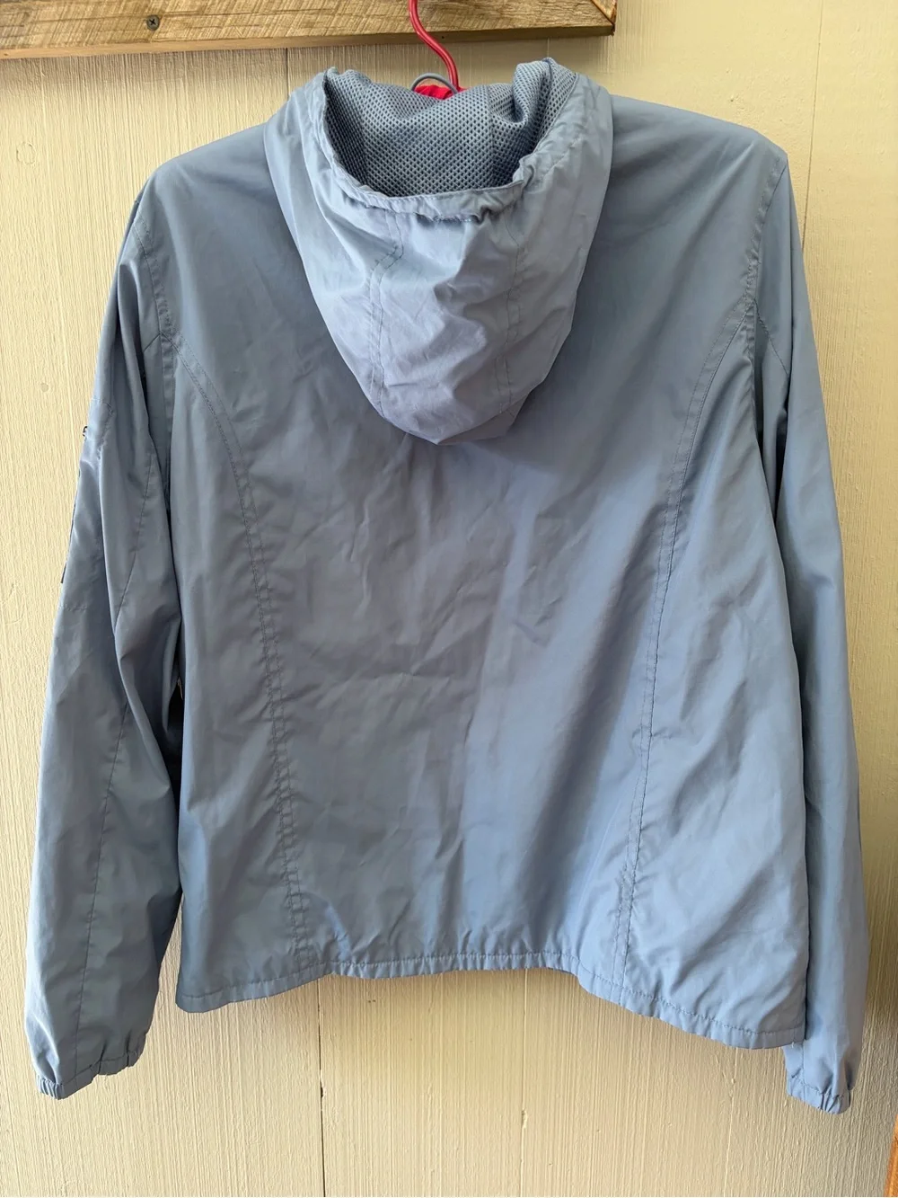 Old Navy Light Blue Hooded Windbreaker Jacket